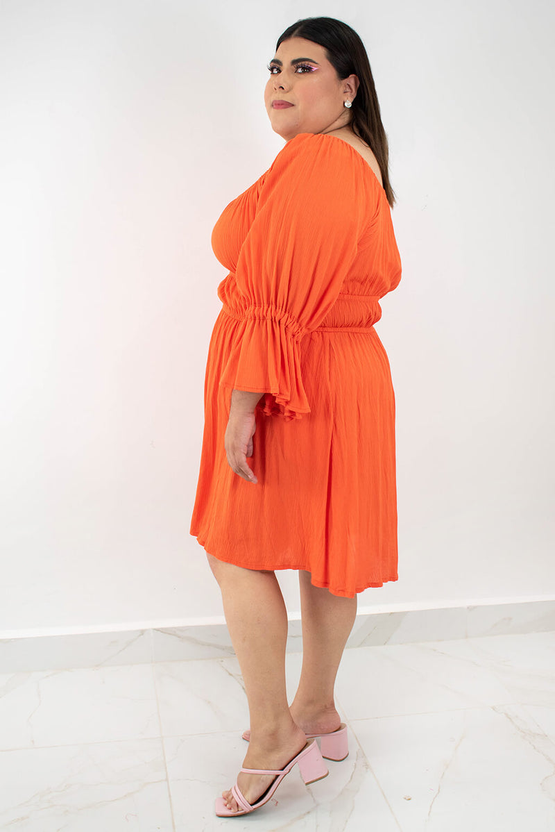 Vestido Kamala Naranja